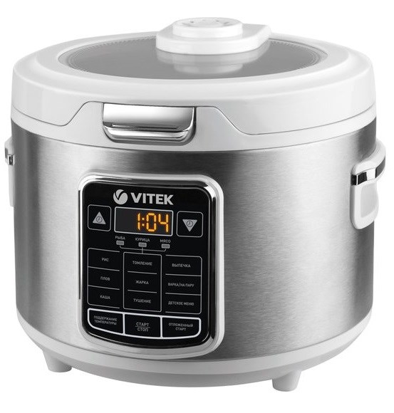 მულტსახარში Vitek VT4281, 800W, Multi Cooker, Silver 89149 VT4281